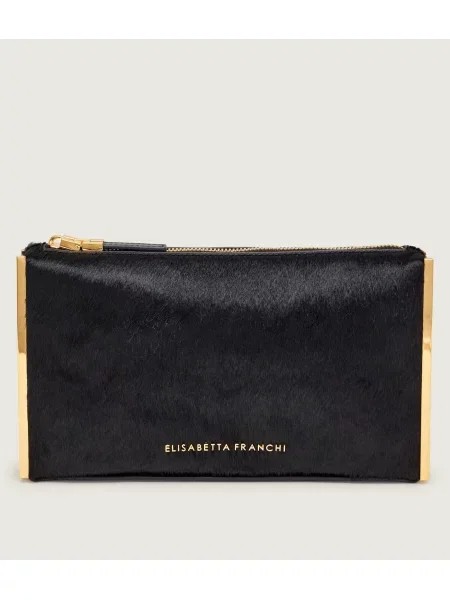 Rucsac Elisabetta Franchi din piele negru