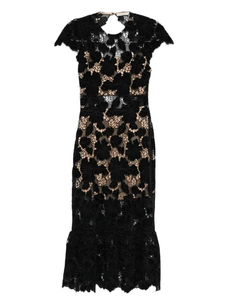 Костюм миди рокля Alice + Olivia до коляното черно