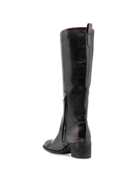 Botine Officine Creative din piele negru