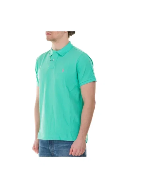 Koszulka polo Polo Ralph Lauren z siateczką zielona