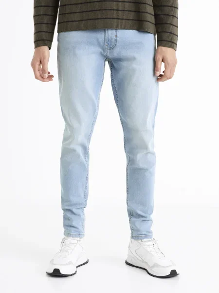 Skinny fit traperice Celio siva