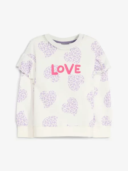 Bluza Lurchi z miękkiej bawełny organicznej biała