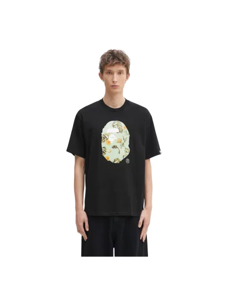Koszulka A Bathing Ape® z nadrukiem czarna