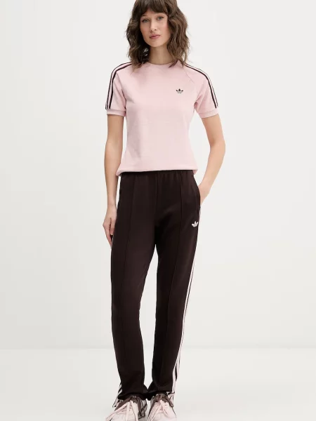Adidas Originals tričko dámske s bavlnou ružová