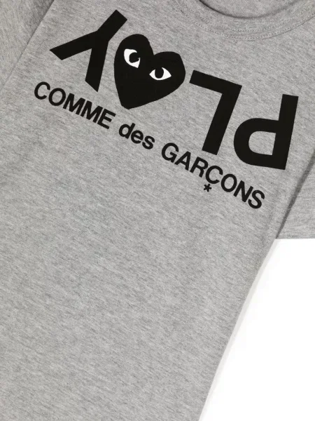 Koszulka dziecięca Comme Des Garcons Play szara