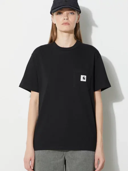 Carhartt WIP Tricou / alb negru