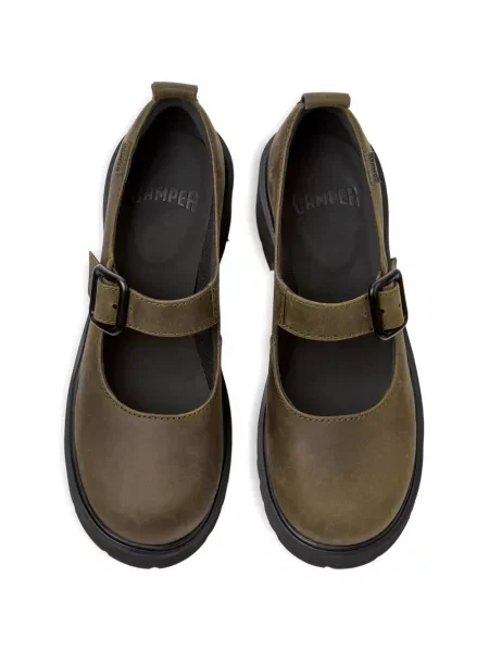 Pantofi loafer Camper din piele verde