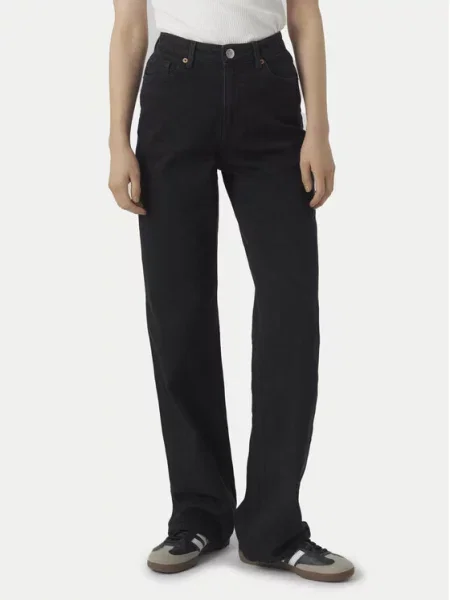 Vero Moda Džinsai Tessa Wide Leg juoda