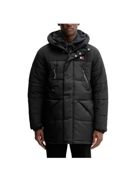 Tommy Jeans geacă de iarnă oversize negru
