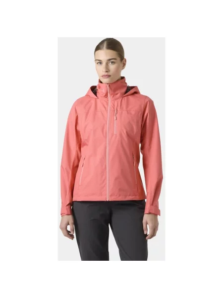 Kurtka z kapturem Helly Hansen Crew łososiowa M różowa