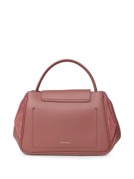 Τσάντα shopper Coccinelle σουέτ ροζ