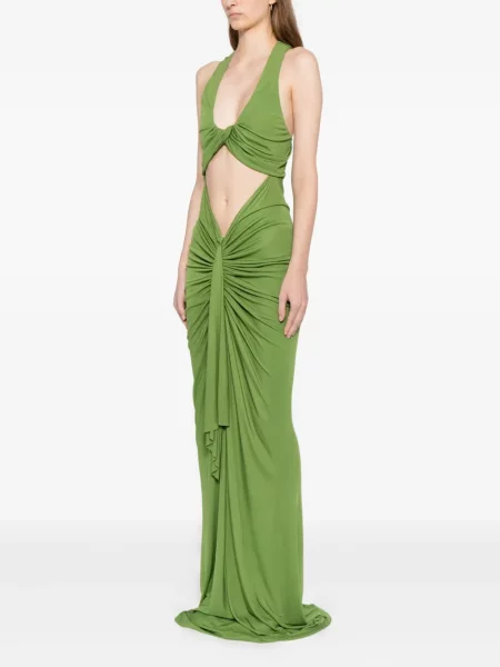 Rochie maxi Christopher Esber verde