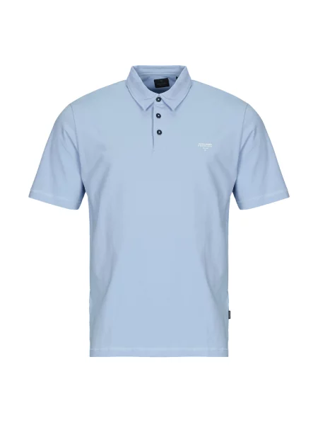Polo majica Jack & Jones s kratkimi rokavi modra