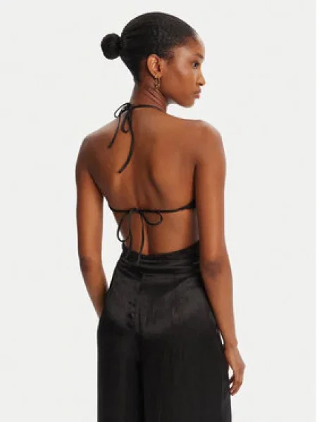 BARDOT Bodi Rosala Halter Lace črna