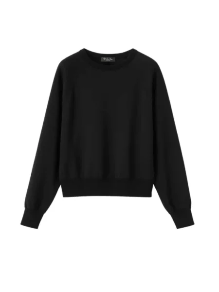 Bluza Loro Piana z kaszmiru brązowa