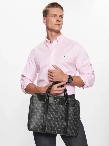 Guess Torba za prenosnik Vezzola Smart HMEVZL črna