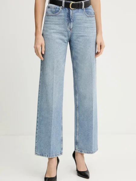 Silvian Heach jeans STEVER high waist albastru