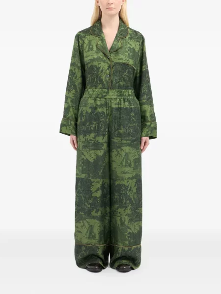 Pantaloni Pierre-louis Mascia verde