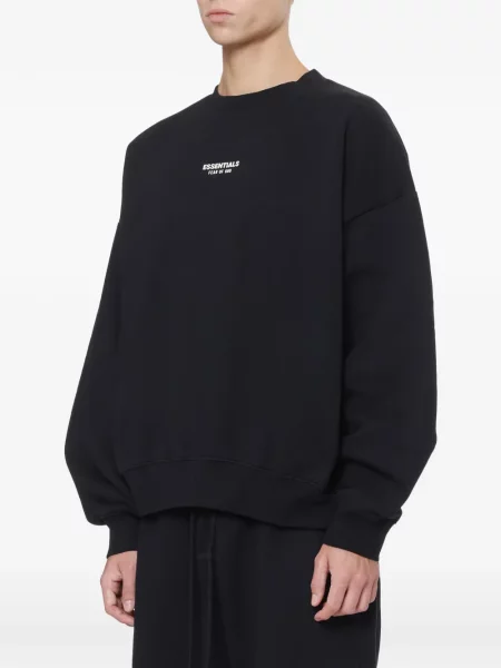 Hanorac Essentials cu imagine negru