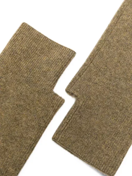 Mănuși Extreme Cashmere din cașmir verde