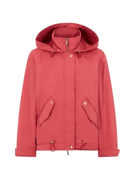 Geacă Moorer cu glugă roșu