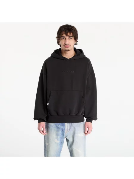 Худі Twojeys з камінням чорне