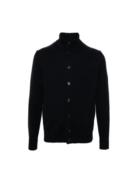 Sweter Zanone wełniany czarny
