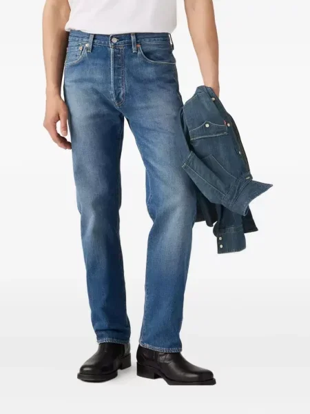 Blugi Levi's® cu 5 buzunare zdrențuiți albastru