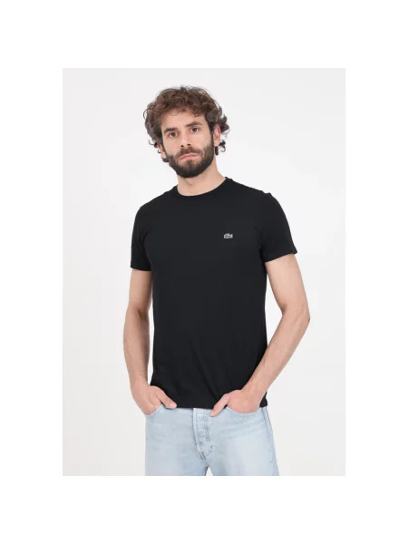T-shirt LACOSTE Base T-shirt Black M czarna
