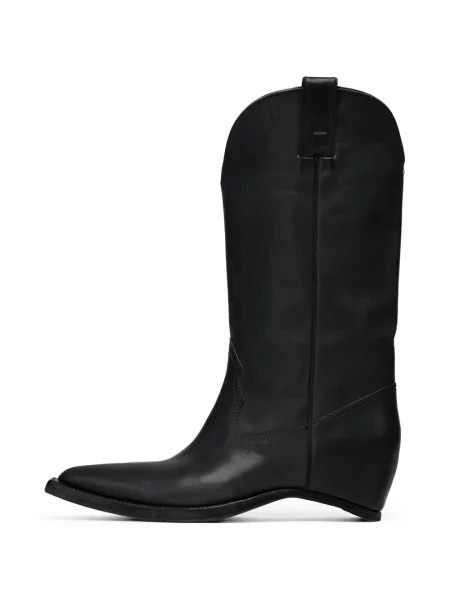 Botine Maison Margiela din piele negru