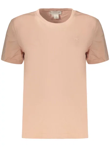 Calvin Klein Jeans Tricou Monogram Coral roz