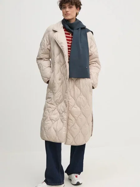 Пальто OUI перехідне oversize бежевий