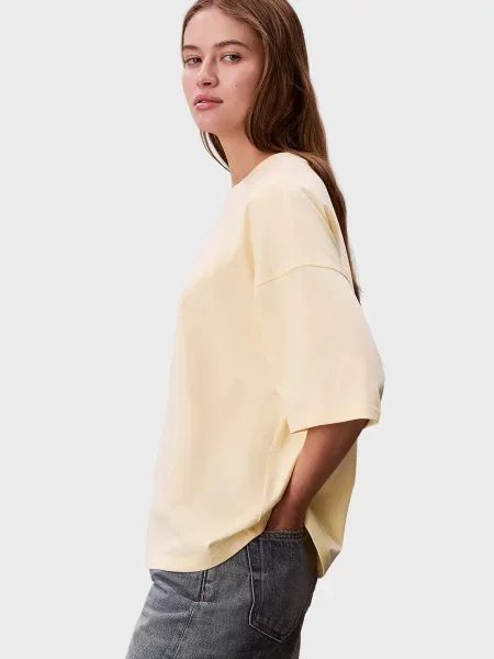 Футболка оверсайз Calvin Klein Jeans жовта