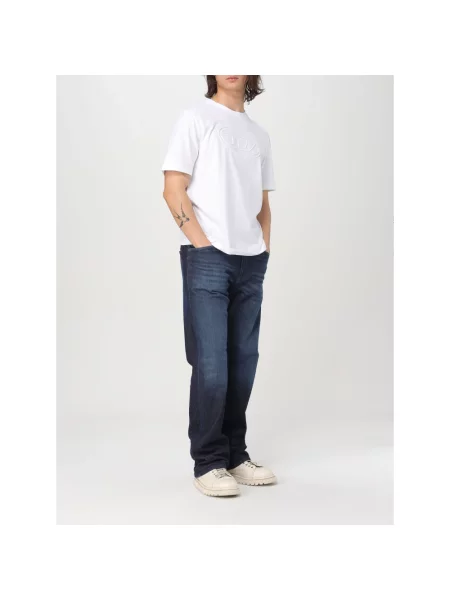 Diesel t-shirt T-ADJUST-BIGOVAL z nadrukiem biały
