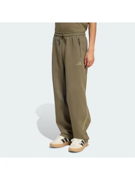 Spodnie adidas Z.N.E. Open Hem oliwkowe