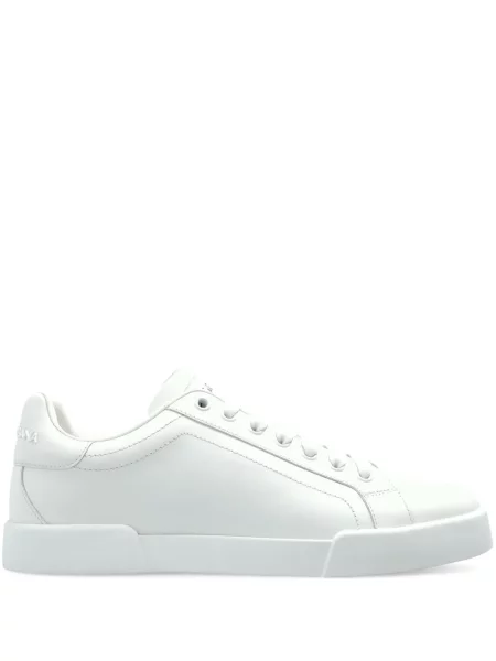 Sneakerși Dolce & Gabbana din piele alb