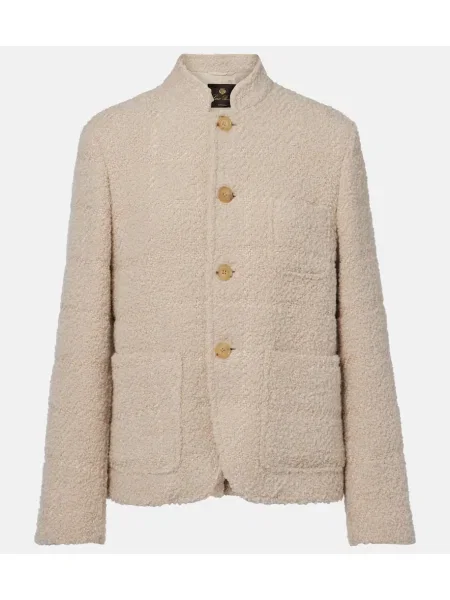 Geacă Loro Piana de lână bej