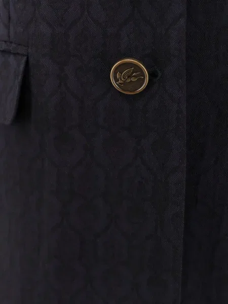 Marynarka Etro z wzorem paisley niebieska