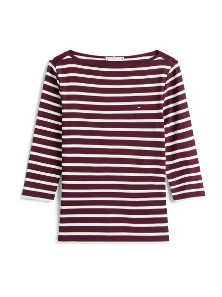 Tommy Hilfiger Bluză Vișiniu alb