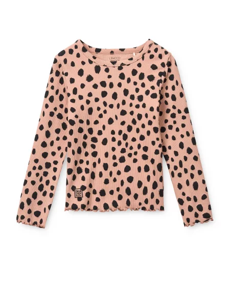 Liewood Tricou Nieve roz negru