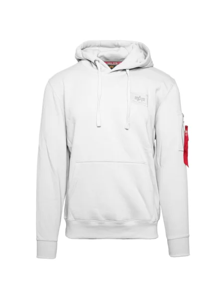 Geacă Alpha Industries cu imagine alb
