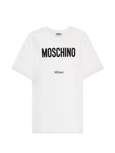 Tricou Moschino cu imagine alb
