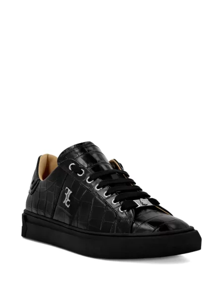 Sneakerși Billionaire din piele negru