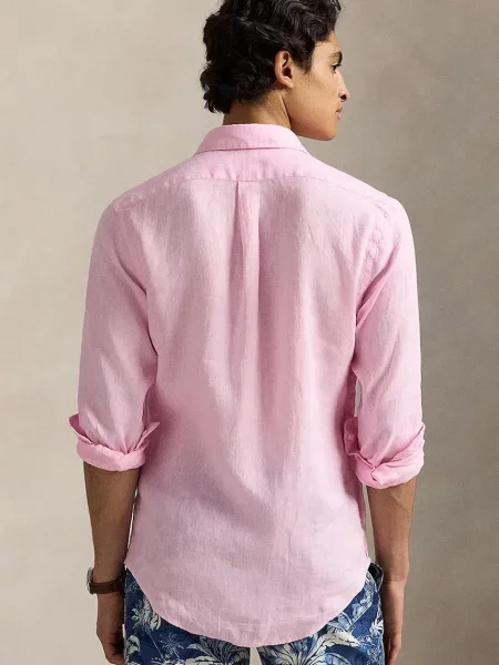 Сорочка з льону Polo Ralph Lauren Long Sleeve Sport Shirt