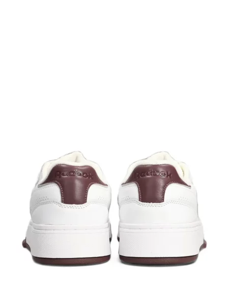 Sneakerși Reebok din piele cu autograf alb