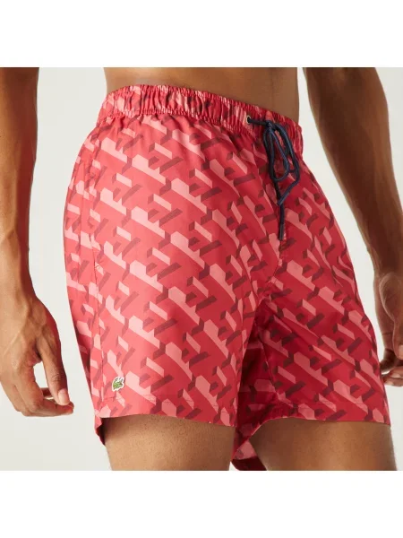 Lacoste Kąpielówki czerwone