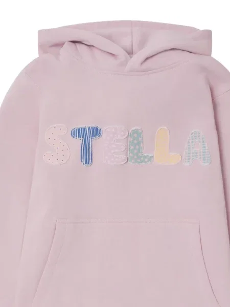 Bluza z kapturem dziecięca Stella Mccartney różowa