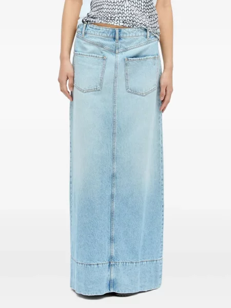 Fusta maxi Sportmax albastru