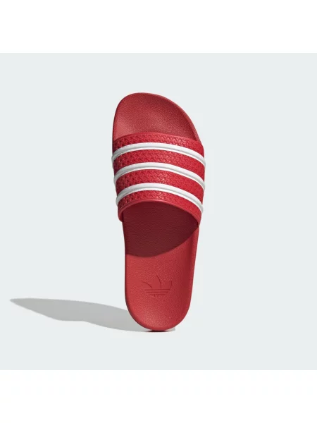 ADIDAS ORIGINALS Pantofle ADILETTE červená bílá