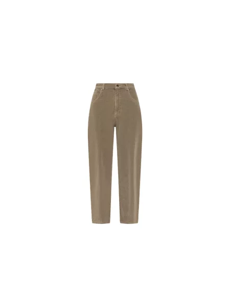 Spodnie Seventy brązowe